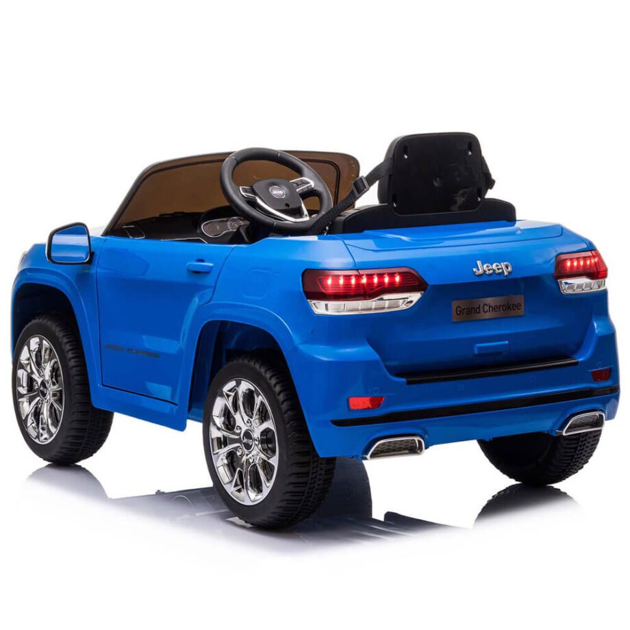 Masinuta electrica Jeep Grand-Cherokee cu telecomanda albastru