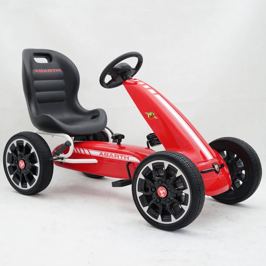 Kart cu pedale pentru copii Abarth pb9388a rosu