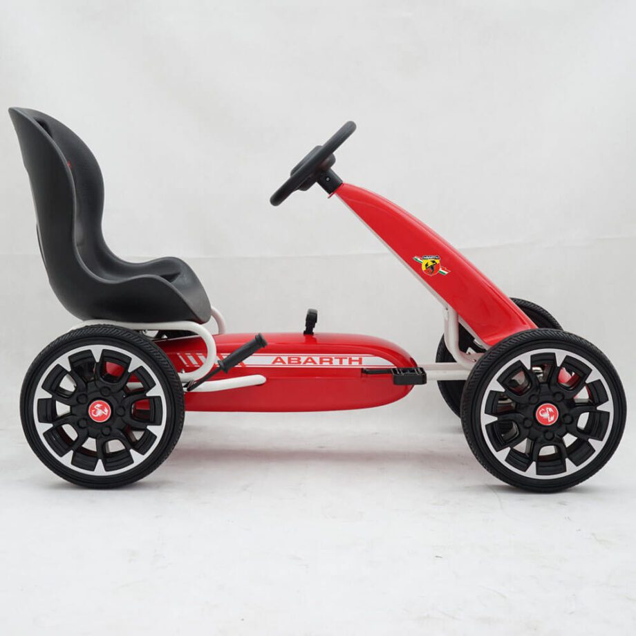 Kart cu pedale pentru copii Abarth pb9388a roti spuma cauciuc