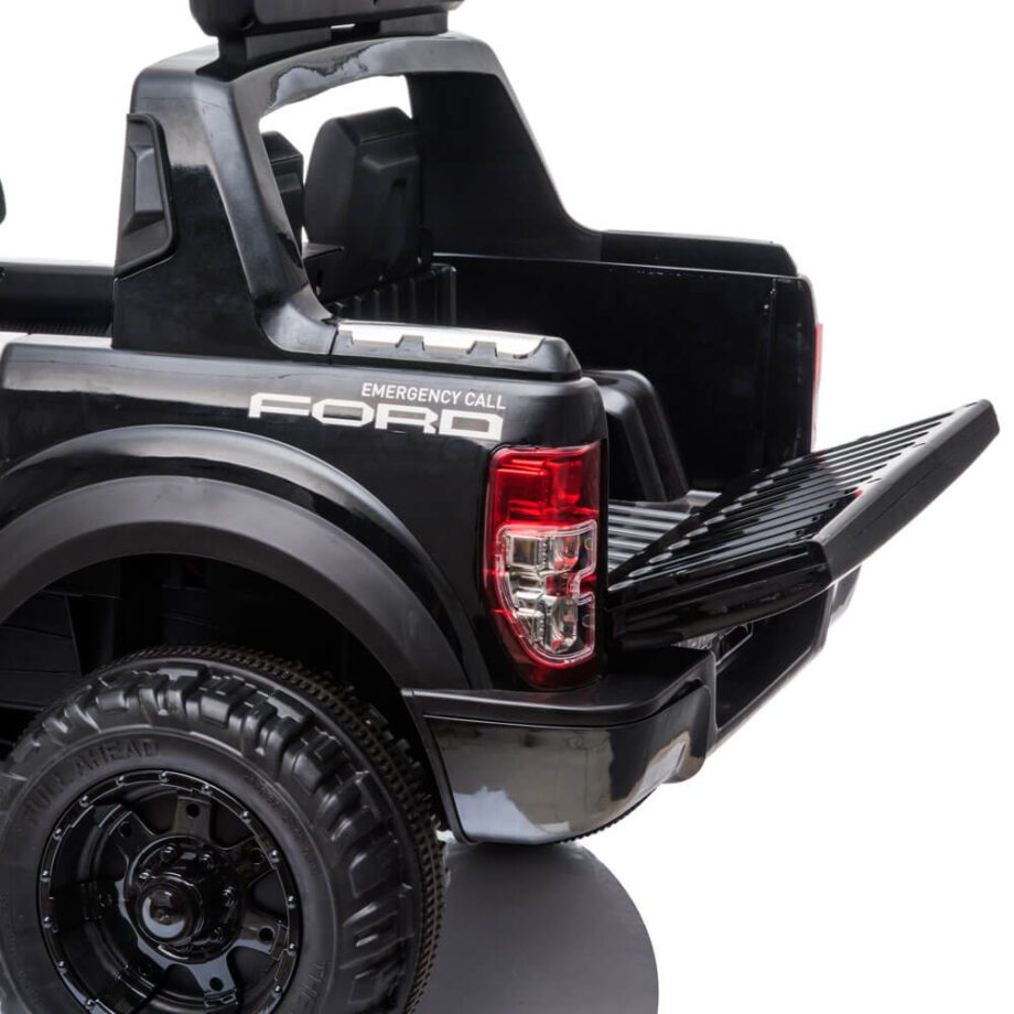 Masinuta electrica FORD Ranger Raptor de Politie pentru copii portbagaj