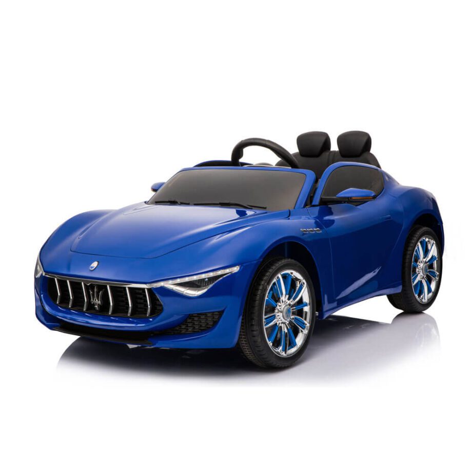Masinuta electrica Maserati Alfieri albastra lateral