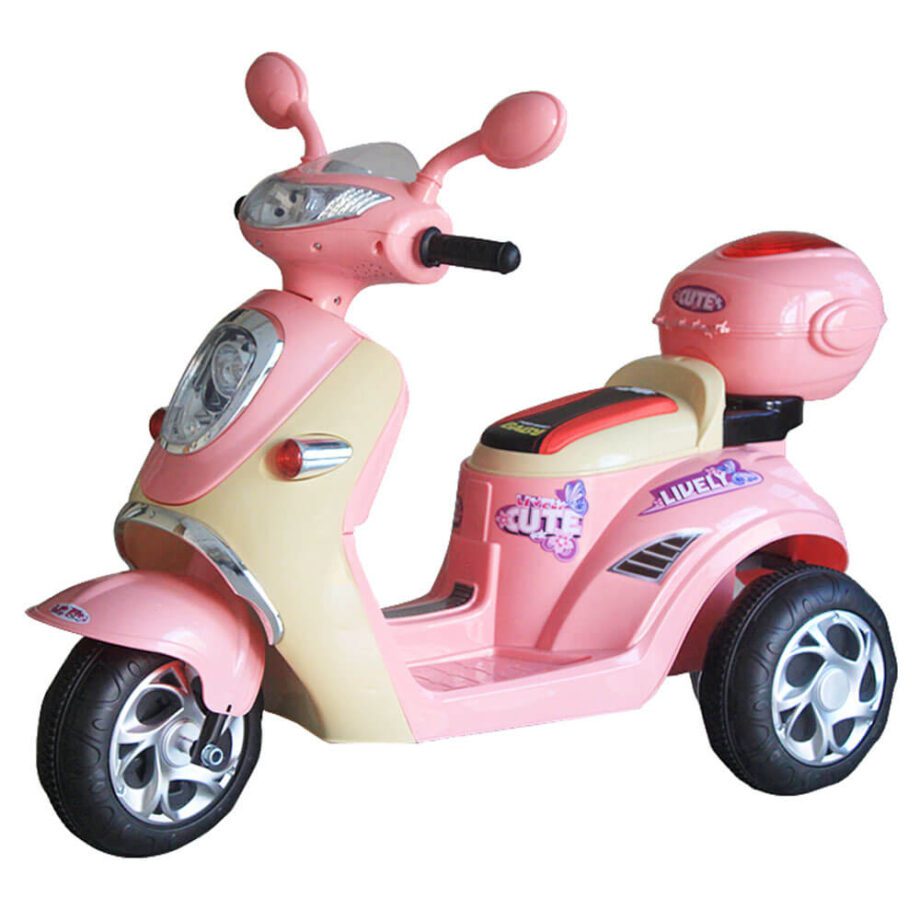 Motocicleta scuter electric copii fete roz jt518