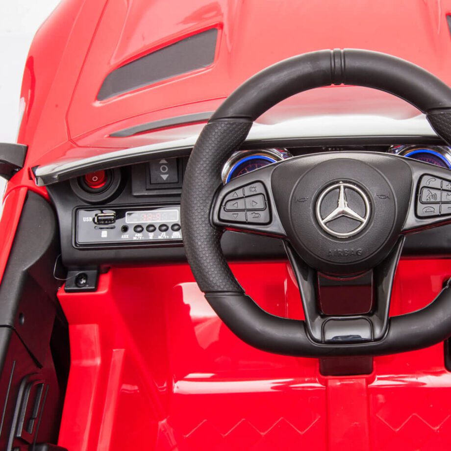 Masinuta Mercedes AMG GTR electrica copii mp3 player USB muzica sunete