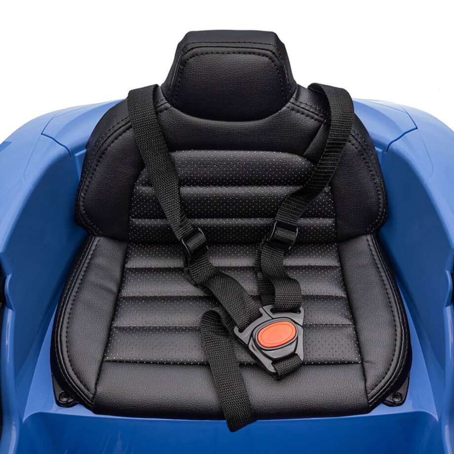 Masinuta electrica copii Audi RS e tron QLS 6888 albastru scaun piele ecologica