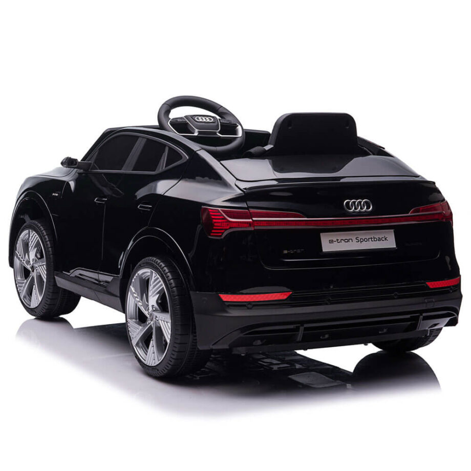 Masinuta electrica copii Audi e tron Sportback QLS 6688 negru acumulator baterie