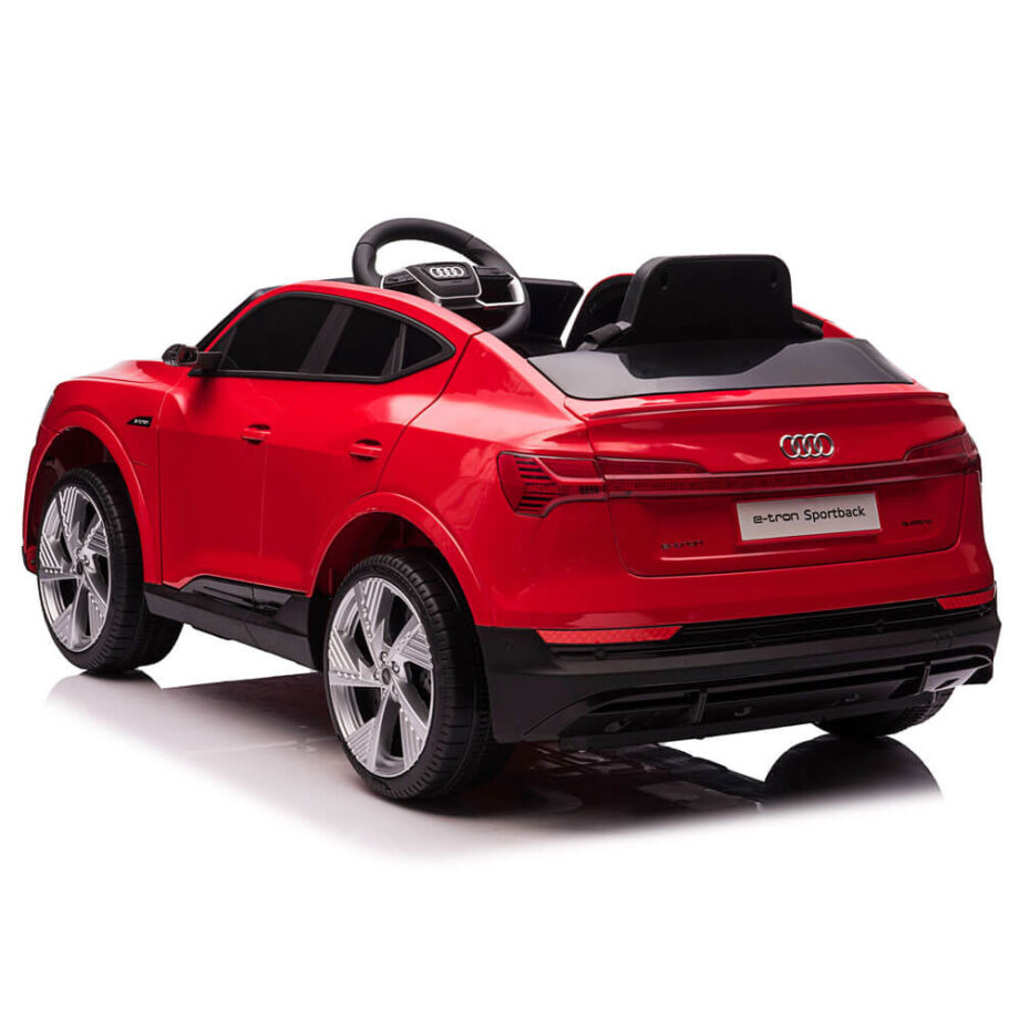 Masinuta electrica copii Audi e tron Sportback QLS 6688 rosu acumulator baterie