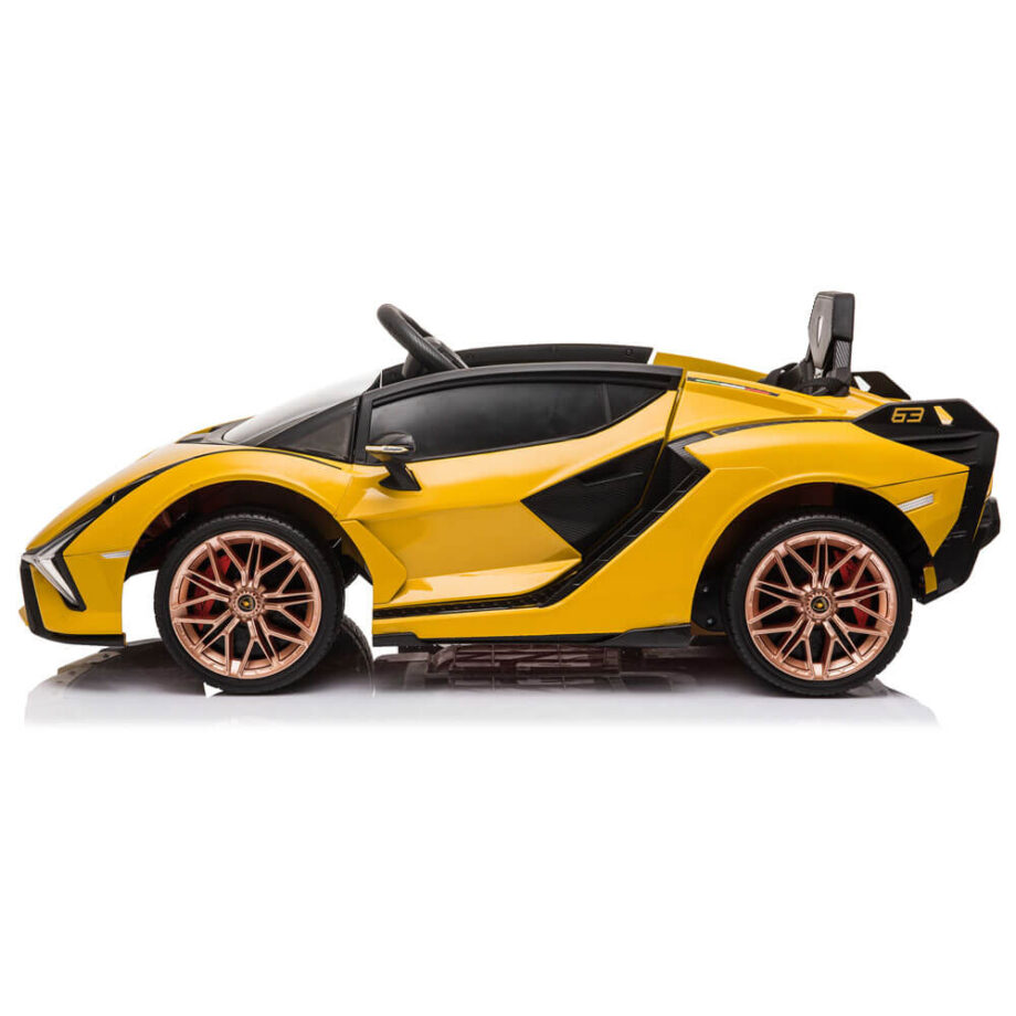 Masinuta electrica copii Lamborghini Sian galben