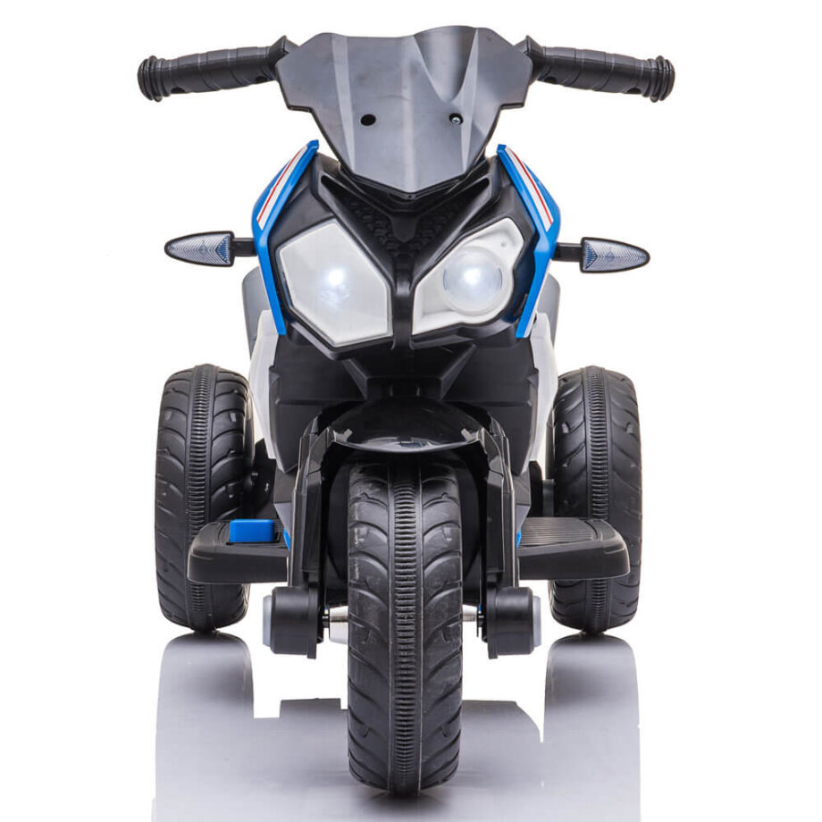 Motocicleta electrica copii QLS 801 albastra lumini faruri