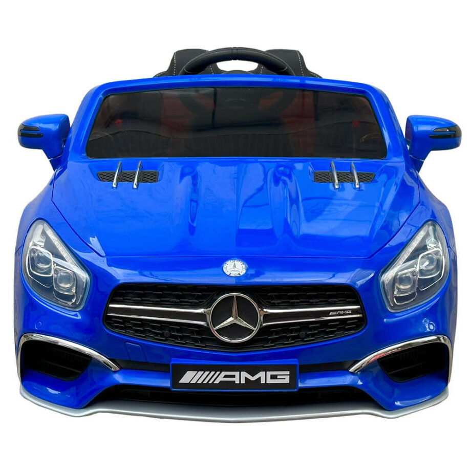 Masinuta electrica copii Mercedes SL 65 AMG XMX602 albastru cheie pornire