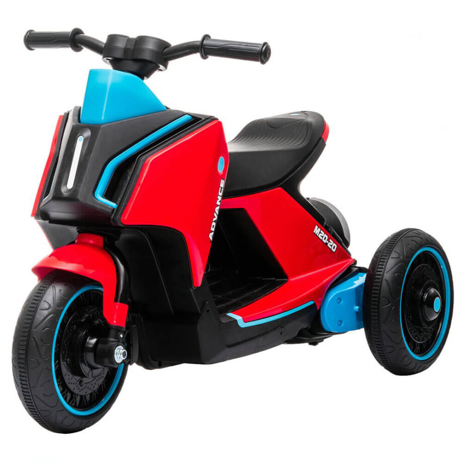 Motocicleta Scuter electric copii HL700 3 rosu COCO TOYS