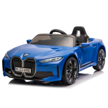 Masinuta electrica copii BMW i4 albastra COCO TOYS JE1009