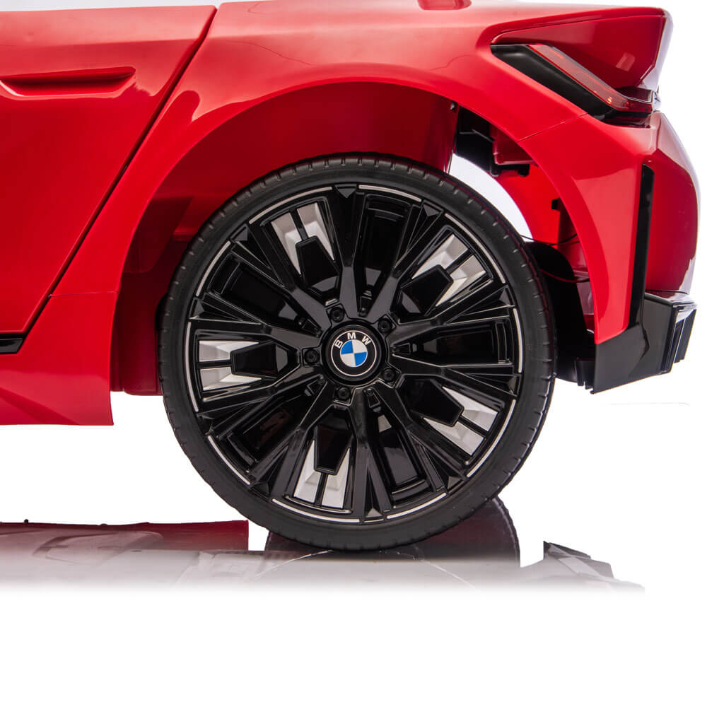 Masinuta electrica copii BMW i4 rosie JE1009 COCO TOYS JE1009 roata cauciuc EVA