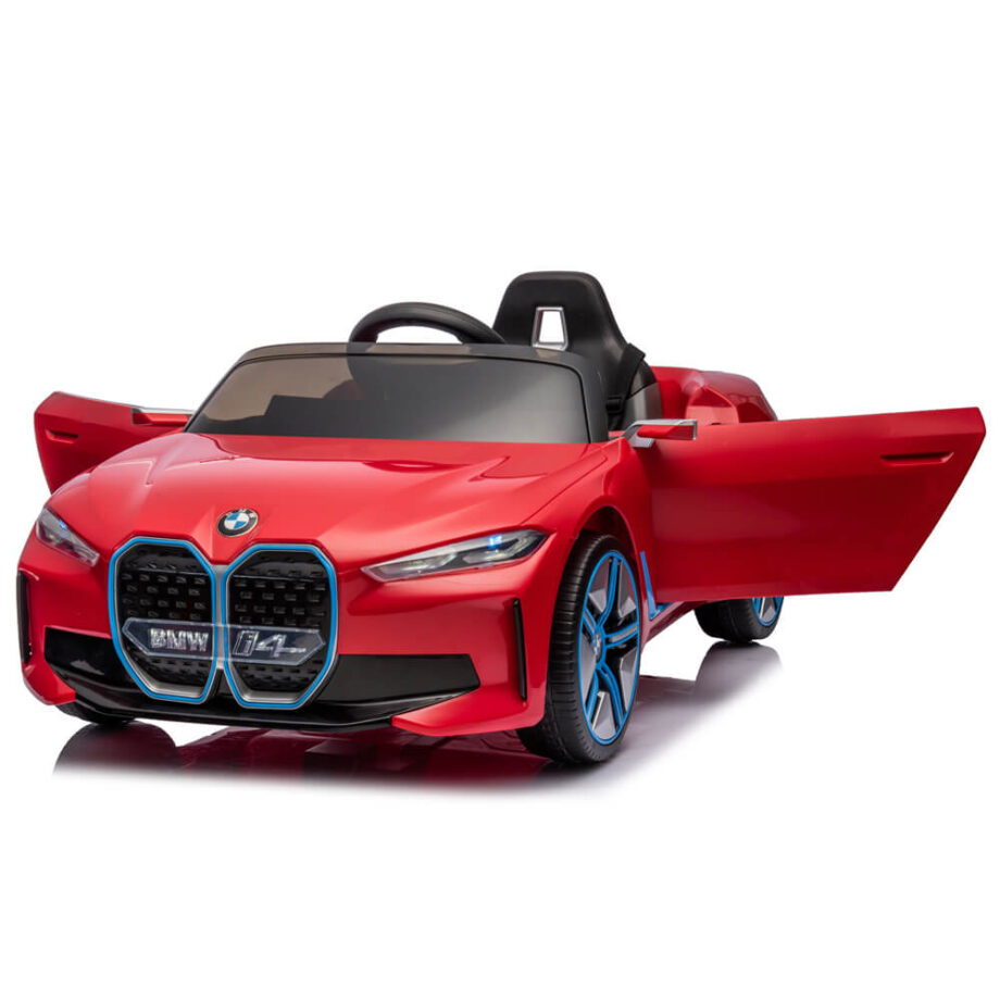 Masinuta electrica copii BMW i4 rosie mp3 player