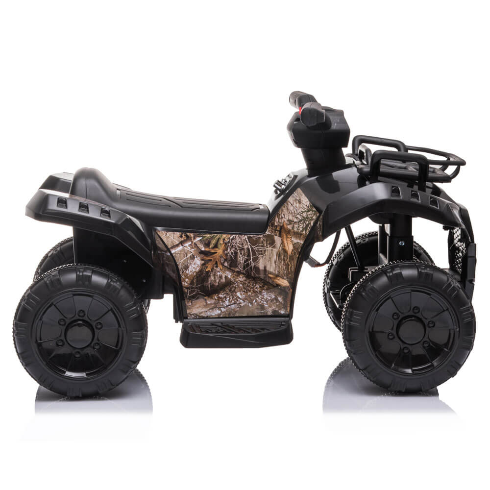 ATV electric pentru copii acumulator de 6 volti cadou botez JS320 negru