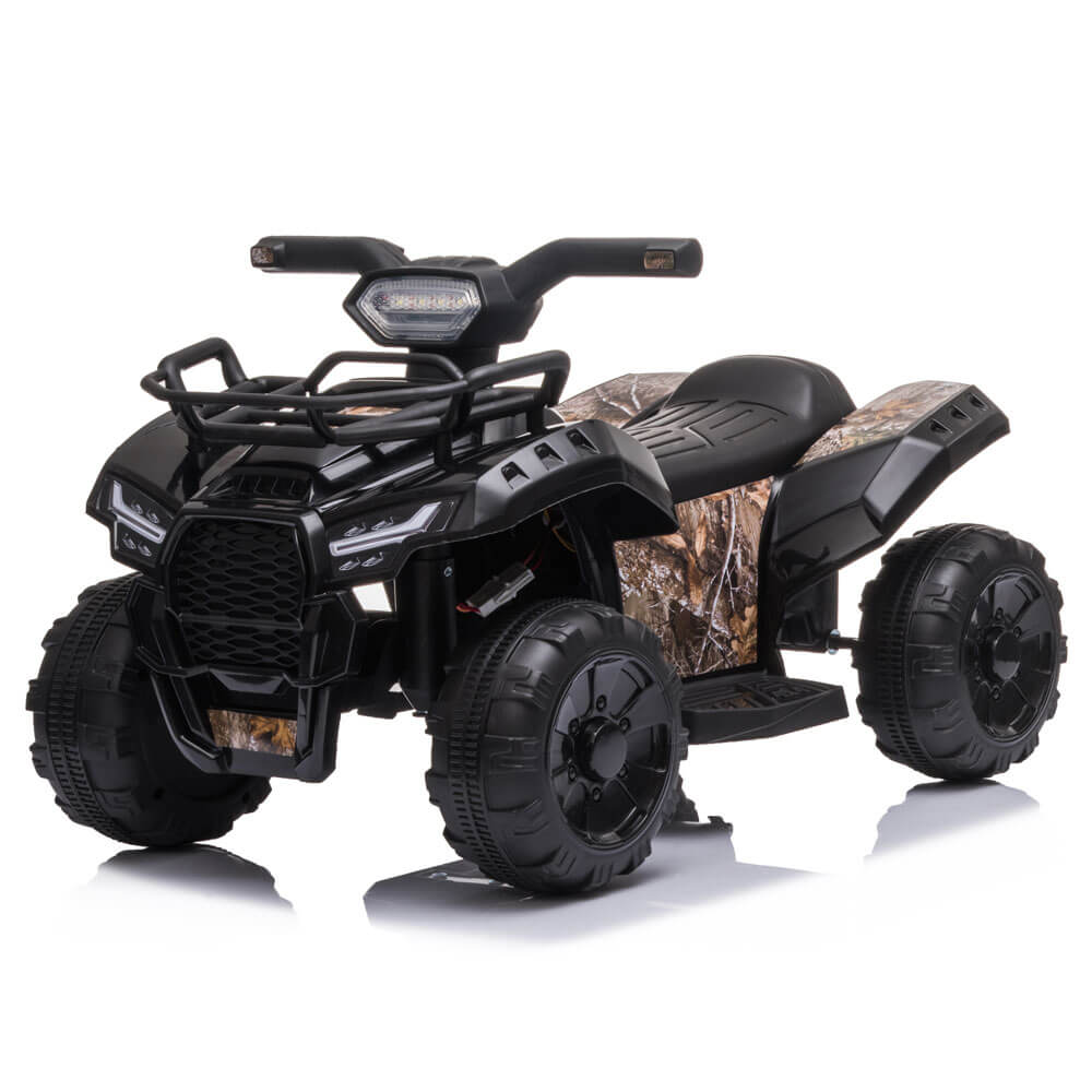 ATV electric pentru copii de 2 ani 3 ani JS320 negru de armata