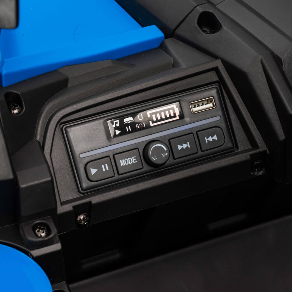 Buggy UTV electric pentru copii XMX631 albastru mp3 player bluetooth