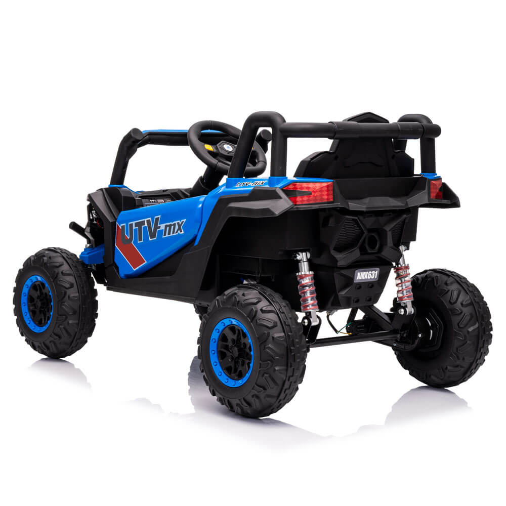 Buggy UTV electric pentru copii XMX631 albastru suspensii spate