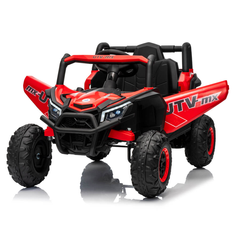 Buggy UTV electric pentru copii XMX631 rosu roti cauciuc EVA