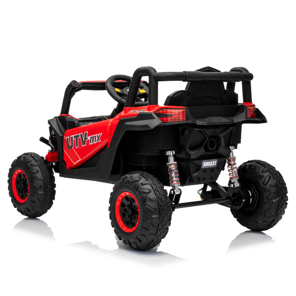 Buggy UTV electric pentru copii XMX631 rosu suspensii spate