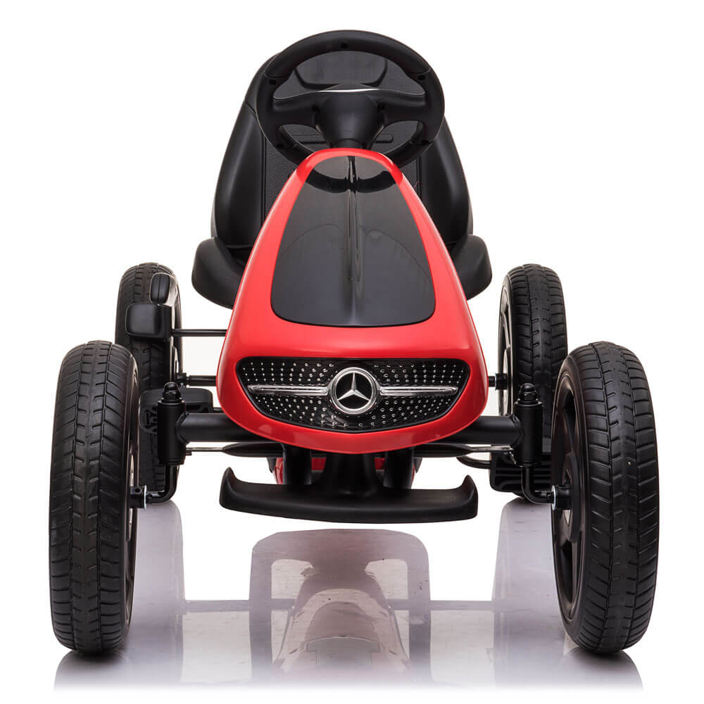 Kart cu pedale pentru copii 3 4 5 6 7 ani Mercedes XMX610 rosu