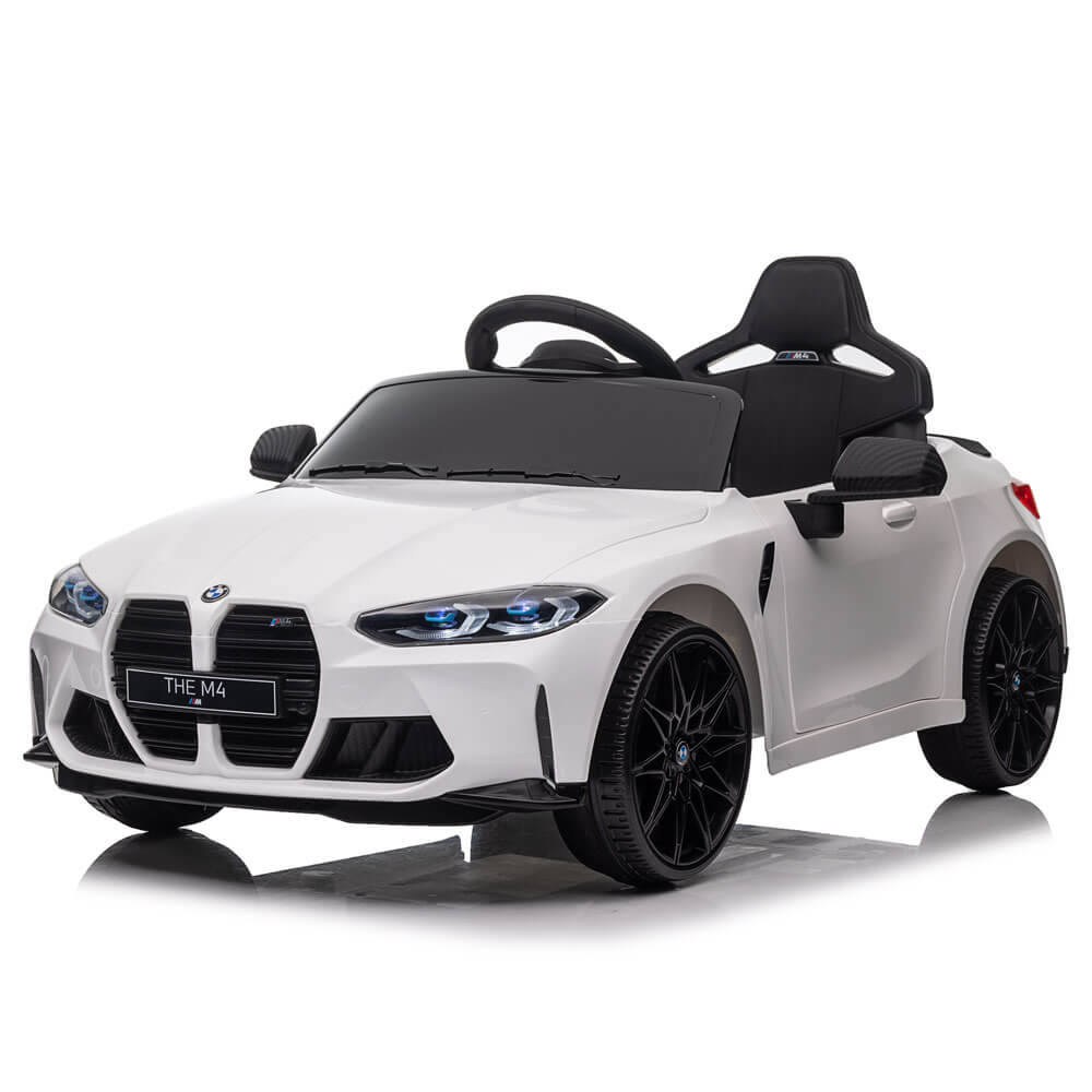 Masinuta electrica pentru copii BMW M4 COCO TOYS alba