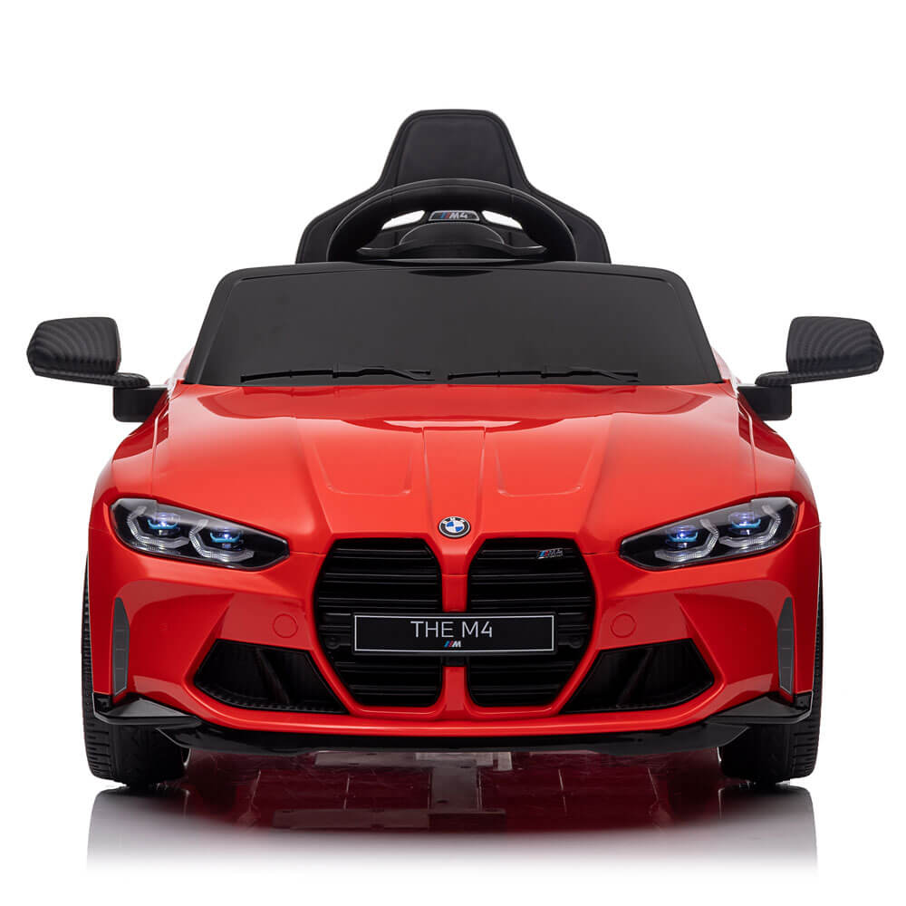Masinuta electrica pentru copii BMW M4 COCO TOYS rosie roti cauciuc eva