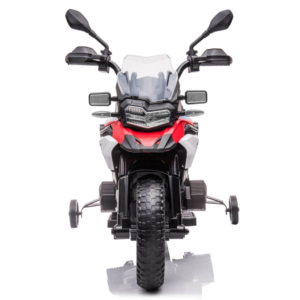 Motocicleta electrica pentru copii BMW F850GS COCO TOYS rosie roti cauciuc spuma eva