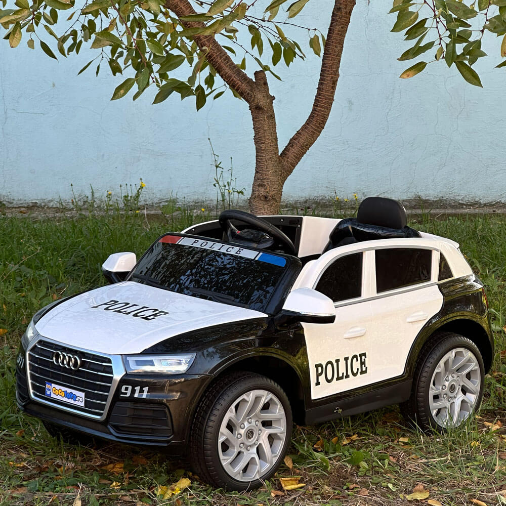 Masinuta electrica de politie pentru copii Audi Q5 COCO TOYS HZB 108 POLICE